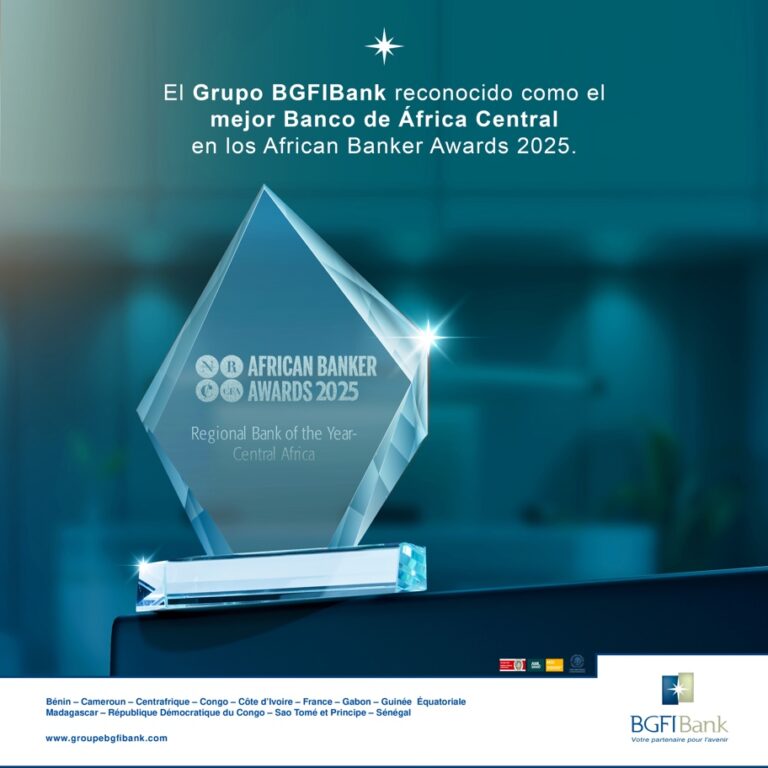 El Grupo BGFIBank, reconocido como el “Mejor Banco  Africano 2025” en los African Banker Awards